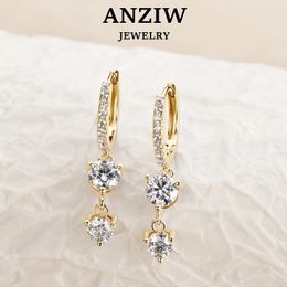 Mankiet uszy anziw 4mm 5 mm okrągłe długi frędzlami 100 925 Srebrny srebrny damski obręcz Dangle Wedding Biżuter