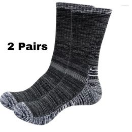 Sports Socks 2 Pairs Seamless Thermal Thicken Wool Pile Cashmere Footwear Floor Winter Men Sleeping For EU 39-44 Meias