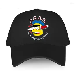 Бейсбольная кепка весна-лето однотонная шляпа от солнца ACAB ALL CLANCYS ARE BASTARDS Yawawe брендовая шляпа для рыбалки в стиле хип-хоп