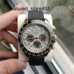 Automatic Mechanical Watches Clean Super Gold Chronograph Watch Automatic Quartz Movement High Strength Scratch resistant Alloy Folding Buckle Sports Leisure