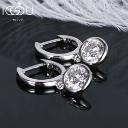 Ear Cuff IOGOU Modern 2023 Hoop Earrings for Women 65mm Real Dangle Huggie Drop Silver 925 Original Jewelry Girl 231023