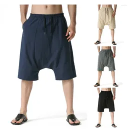 Men's Shorts Harun Pants Men Restore Ancient Ways Flying Mouse Style Loose Household