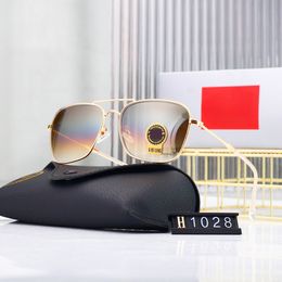Top luxury Sunglasses Polaroid lens designer women s Men s Goggle senior Eye wear For Women eyeglasses frame Vintage Metal Sun Glasses With Box OS 1028