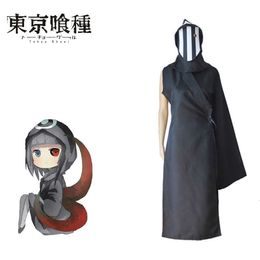 cosplay Hot Tokyo Ghoul Cosplay Kurona Yasuhisa Janpanese Anime Costumes Unisex Adults Black Jumpsuits for Halloween Carnival Partycosplay