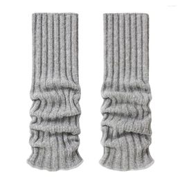 Women Socks Ribbed Cuffs Topper Legging Pads Sleeve For Eighty's Party Sports Shopping