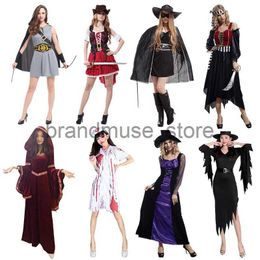 Theme Costume Halloween Costume Witch Adult Female Cos Little Red Riding Hood Pirate Vampire Show Prom Costume Princess Dress J231024