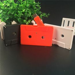 Custom cassettes USB Flash 2.0 memory flash pen drive with cassette transparent box