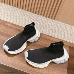 Fashion Sneaker Recycled Boot Designer Speed Casual Boots Knit Socks Balencaga Women's Factory Comfortable New 3xl Mens Couple Sports Breathable Cukn