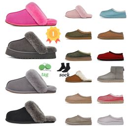 tazz chinelos austrália designer mulheres botas plataforma slides sapatos pele inverno neve quente sandálias preto cáqui cinza chinelo clássico mini tornozelo botas tasman