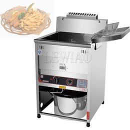Commercial Electric Deep Fryer Vertical Eelctric Frying Machine 30L Large Capacity Stainless Steel Frying Machine