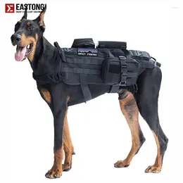 Dog Collars Tactical Harness Military K9 Service Clothes Vest For Big Dogs Accessories Larger