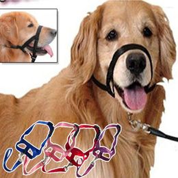 Dog Apparel Classic Leader Belt Adjustable Collar Soild Color Training Leash No Pull Bite Strap Muzzle Halter Accessories