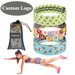 Resistance Bands Booty Fabric Set Hip Exercise Loops Elastic Fitness Gym equipment Sports Legs Glute And Thighs Training 231024