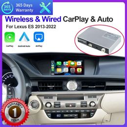 New Car Wireless CarPlay Android Auto Module For Lexus ES 2013-2022 With Mirror Link AirPlay Car Play Functions Siri Voice