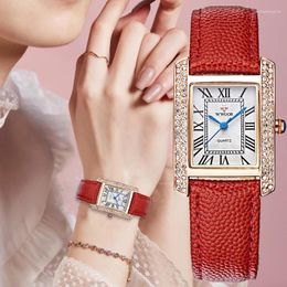 Wristwatches Diamond Women Watch WWOOR Luxury Elegant Lady Bracelet Wristwatch Fashion Dress Rhinestone Gift For Relogio Feminino