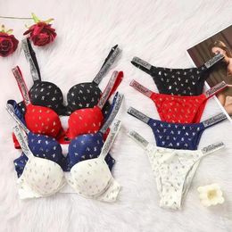 Women's Panties V 2023 Bra Set Gathering Sexy Glossy Breathable Underwear Adjustable hjgyu 231023