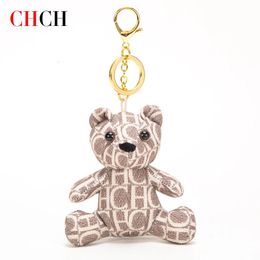 Bag Parts Accessories CHCH 2023 Fashion Classic Vintage Luggage Little Bear Pendant with Keychain 231024