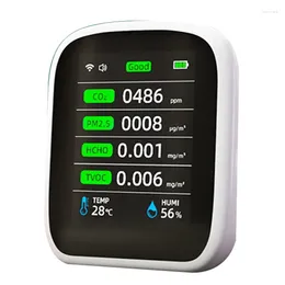 Wifi Portable Air Quality Metre 8 In 1 PM1.0 PM2.5 PM10 CO2 TVOC HCHO Temperature And Humidity Tester Carbon Dioxide