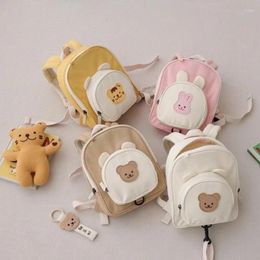 Backpack Children's Kindergarten Baby Schoolbag Cartoon Animal Back Pack Anti Loss Outdoor Cute Bag