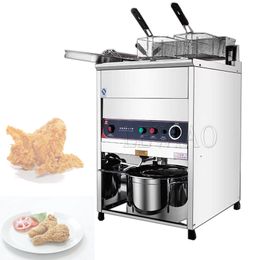 Vertical Electric Fryer 30L Large Capacity Fried Chicken Ribs, Chicken Wings French Fries Fryer