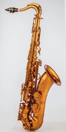 Custom Mark VI Saxophone High Quality Tenor Saxophone Copy Instruments Coffee Colour copper simulation Brass With mouthpiece 01