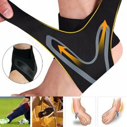 Ankle Support 1PC Sports Compression Ankle Support Ankle Stabiliser Brace Tendon Pain Relief Strap Foot Sprain Injury Wrap Basketball Football 231024
