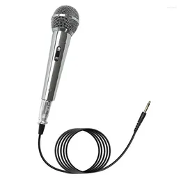 Microphones Professional Condenser Mic Plastic Wired Microphone KTV Singing Stage Performance