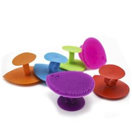 Bath Brushes Sponges Scrubbers Soft Sile Facial Brush Baby Wash Gel Mas Cleaning With Finger Holder Lx6461 Drop Delivery Home Garde Ot2Cd