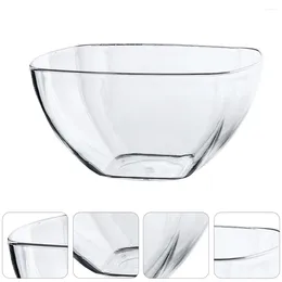 Bowls Salad Bowl Large Capacity Mixing Acrylic Dessert Big Serving Vegetable Chips