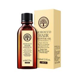 Morocco Hair Essence Oil Moisturiser Brightening Smooth Nourishing Repair Damaged Hair Dry Split Ends 60ml