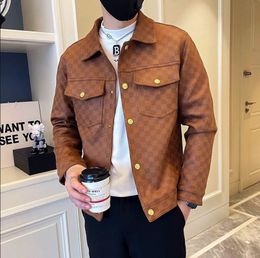New SS spring Mens Designer luxury black Jacket Bomber polo plaid jacket Outerwear coat Fashion hombre Casual Street outwear lapel colloar