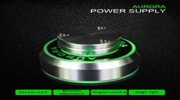 1Pc Aurora Power Supply for Tattoo Machine 2 Foot Pedal Mode Black Silver Colours Whole2300655