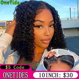 Synthetic Wigs Glueless Wig Human Hair Ready To Wear Water Wave Bob Human Hair Wig Glueless Pre-Cut 4x4 Lace Curly Human Hair Wigs for WomenL231024
