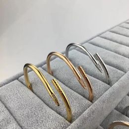 diamond bracelet nail jewlery designer for women men gold bangle all diamonds stainless steel jewellery Not allergic fast Colour designer bracelets