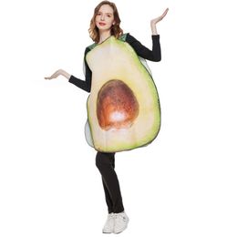 cosplay Eraspooky New Arrival Adult Avocado Costume Funny Fruit Jumpsuits Unisex Halloween Costumes Purim Carnival Party Fancy Dresscosplay