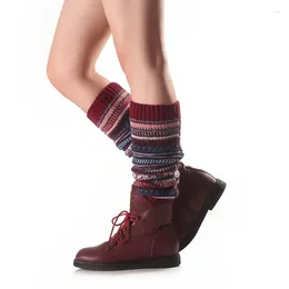 Women Socks 2023 Gyaru Female Winter Vintage Warm Long Sock Harajuku Anti-chafing Ankle Boot Cover Thigh High