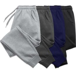 Mens Pants Men Women Long Autumn and Winter Casual Fleece Sweatpants Soft Sports Jogging 5 Colors 231024