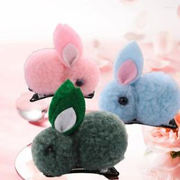 Hair Accessories Handmade Diy Colourful Clip Korea Cute Plush Ball Headwear Children Girl Gift