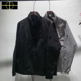 Jackets Oversized Diagonal Zip Men Women Sleeve Patch Embroidery Pullover Jackets Coats Men YQ231025