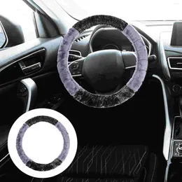 Steering Wheel Covers Leopard Print Cover Car Plush Auto Large Protector Automotive Aesthetic Accessories For Decorations