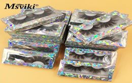 False Eyelashes Fluffy 25 MM Mink Bulk Cruelty 8D Fake Eyelash Box Packaging Whole Natural 5D Lashes Vendor Makeup Set7654110