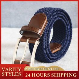 Belts Buckle Casual Belt Durable Womens Functional Elastic Band Versatile Mens Elasticity Regular Adjustable Classic