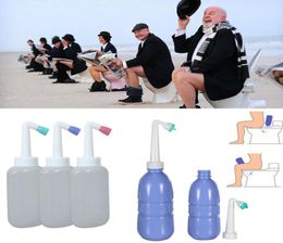 450400ml Empty Bidet Bottle Portable Travel Hand Held Bidet Sprayer Personal Cleaner Hygiene Bottle Spray Washing7443056