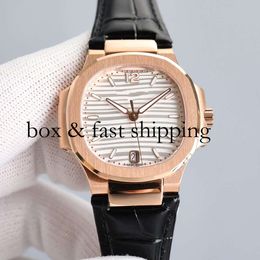 Women's Watches Pp7118 35.2Mm Cal324c 8Mm Mens Automatic Watches For Nautilus Business Classic Clock Stainless Steel Wrist Sj962179 montres de luxe