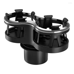 Drink Holder Car Double Hole Beverage Bottle Cup Water Mount Stand Coffee Drinks Accessories