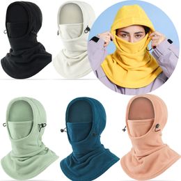 Winter Ski Mask Outdoor Thermal Windproof Keep Warm Fleece Balaclava Ski Mask Face Neck Cover Hat Cap Bandanas Female Women