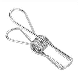 Stainless Steel Clothes Pegs Metal Clips Hanger Accessories Socks Underwear Towel Sheet Clothes Socks Hanging Pegs Clips Clamps