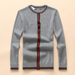 Designer men's sweater High neck sweater round neck sweater warm wool underwear pullover men's top in autumn and winter Men's armband sweater M-XXL sweater