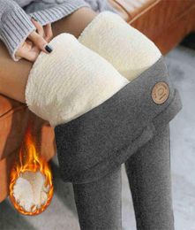 Women039s Warm Leggings Soft with Fleece Thermal Pants Grey High Waist Leggings Skinny Thick Velvet Winter Leggings for Women H9608585
