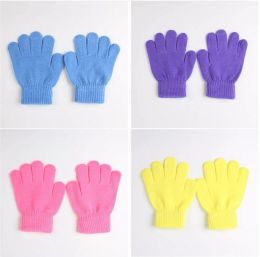 Simple Children Gloves Kids Magic Glove Mitten Girl Boy Kid Stretchy Knitted Winter Warm Gloves Pick Color